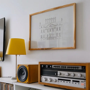 Kings Weston Bristol — póster en una ambientación de ejemplo; marco no incluido