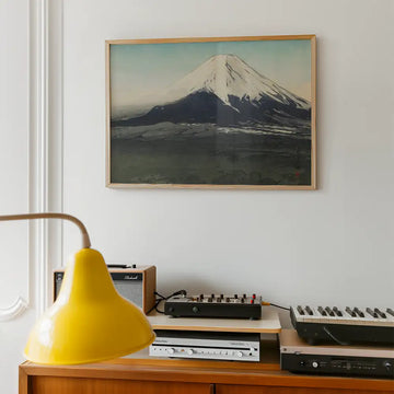 Fuji desde Yoshida — póster en una ambientación de ejemplo; marco no incluido