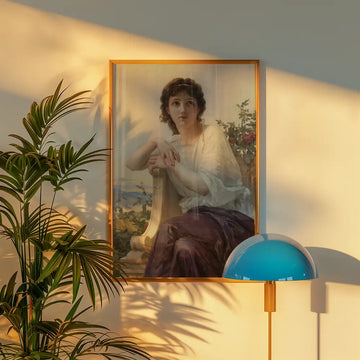 Contemplación (Guillaume Seignac) — póster en una ambientación de ejemplo; marco no incluido